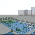 Sports Fitness Outdoor Track and Field Stadium with Football Field Running Track and Sandpit