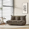 Black Lazy Sofa 3d model