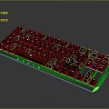 Keyboard Wireless Keyboard Computer Configuration Bluetooth Keyboard Gaming Keyboard Mechanical Keyboard Women's Keyboard 3d model
