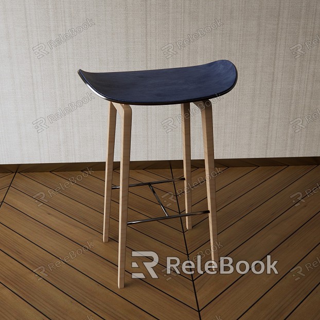 Modern Bar Stool Chair model