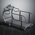 Professional Treadmill With Safety Handrails Digital Display Screen For Home Gym Use