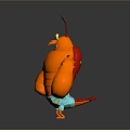 lobster big lobster crystal lobster cartoon lobster marine animal fish freshwater fish marine fish animal 3d model