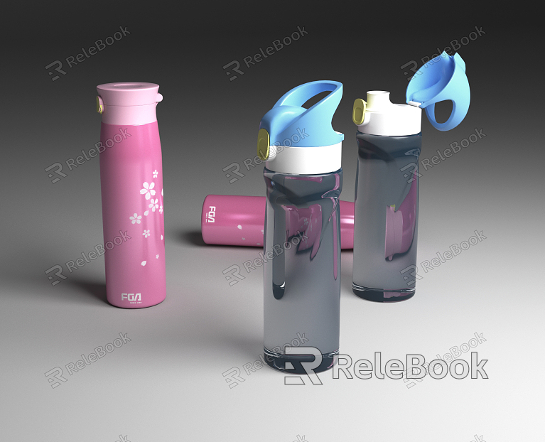 Modern thermos cup model