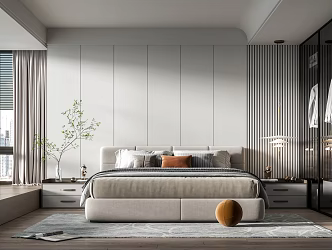 Modern Bedroom 3d model