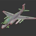 Modern Passenger Aircraft Model With Gray Body Wings Tail Logo And Engines