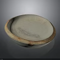 Furniture Decorative Bowl With White Beige Brown Marble Texture For Modern Home Accent