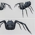 Modern Giant Spider Poisonous Spider Reptile Spider Octagonal Monster Insect Spider 3d model
