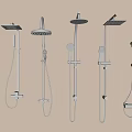 Shower combination 3d model