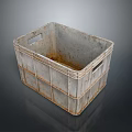 Durable Plastic Storage Bin with Handles for Household Organizing and Utility Use