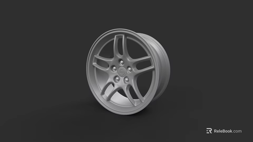 Modern Car Alloy Wheel Rim Stylish Sleek Design For Automotive Use 3d model 