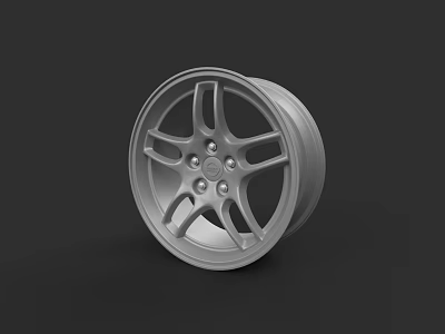Modern Car Alloy Wheel Rim Stylish Sleek Design For Automotive Use 3d model