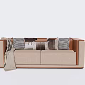 Modern double sofa 3d model