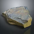 Natural Wood Stone With Layered Gray Brown Yellow Textured Surface For Home Decor
