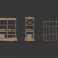 Handmade Bamboo Storage Shelves For Home Organization With Woven Design And Different Sizes