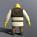 Cartoon Characters Animation Characters Movie Characters Shrek Cartoon Characters 3d model