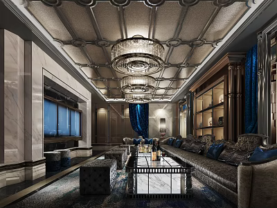 Modern KTV Bar Room 3d model