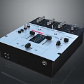 Professional Audio Mixing Console With Multiple Knobs Faders And Control Panel