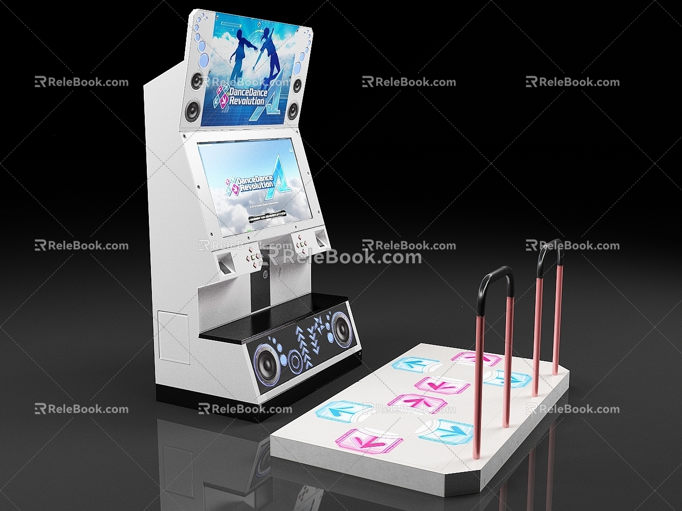 Dancing machine game machine entertainment equipment model