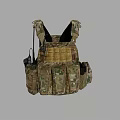 Camouflage Tactical Vests With Multiple Pockets Military Style And Functional Gear