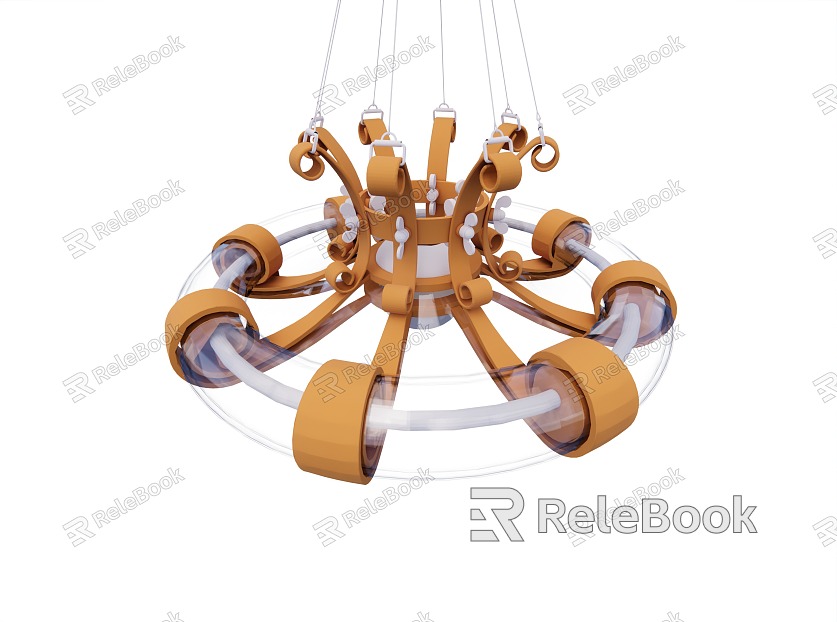 steampunk chandelier model