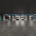 4S Shop Car Wash Area With Black And White Vehicles Modern Lighting And Clean Facilities