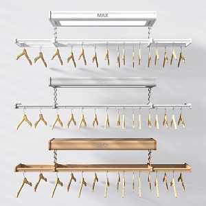 Modern drying rack 3d model