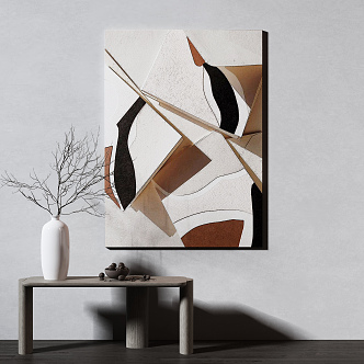 modern decorative painting 3d model