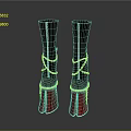Stylish Black Red Boots With Chain And Tassel Details For Daily Use