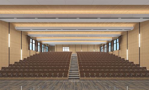 Modern Conference Hall Report Hall 3d model