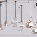 Modern chandelier 3d model