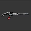 Flame thrower flame gun homemade weapon flamethrower 3d model