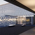 Modern Exhibition Hall Architecture Sales Office Architecture Exhibition Hall Architecture Demonstration Area Landscape 3d model