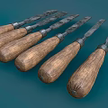 chisel hardware tools 3d model
