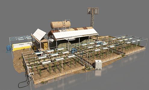 INDUSTRIAL LOFT FARM 3d model