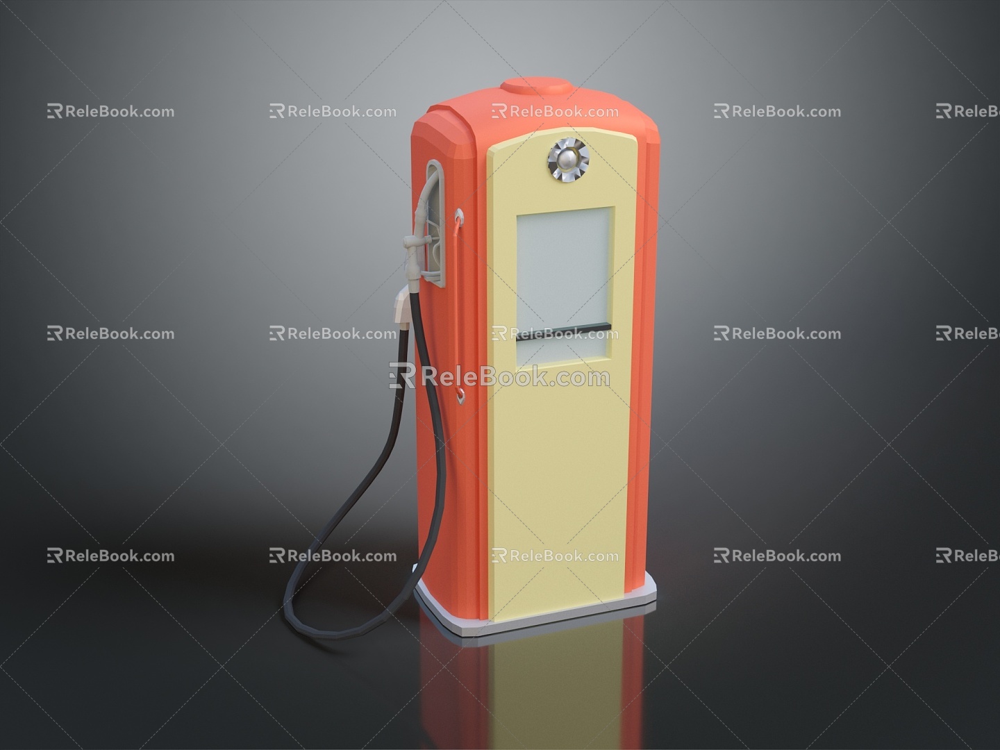 Gas station gas gun gas gun gas station equipment hardware 3d model