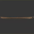 Traditional Wooden Canoe with Slender Hull and Lattice Interior Design as Classic Water Transportation