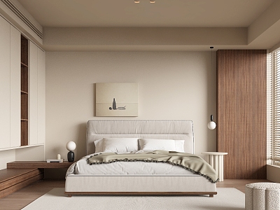 Middle Style Bedroom Combination model