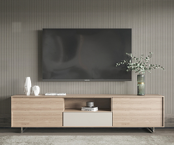 Nordic TV cabinet 3d model