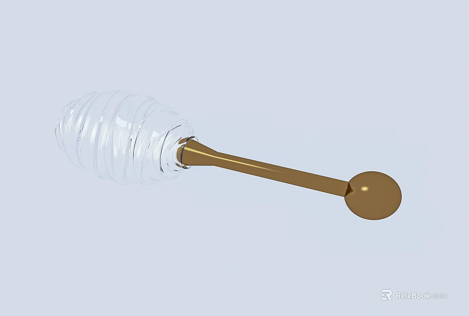 Modern Transparent Glass Wall Lamp With Gold Metal Stand And Ball End Design 3d model 