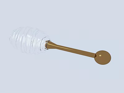 Modern Transparent Glass Wall Lamp With Gold Metal Stand And Ball End Design 3d model