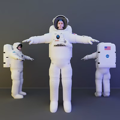 The Modern Astronaut 3d model The Modern Astronaut 3d model