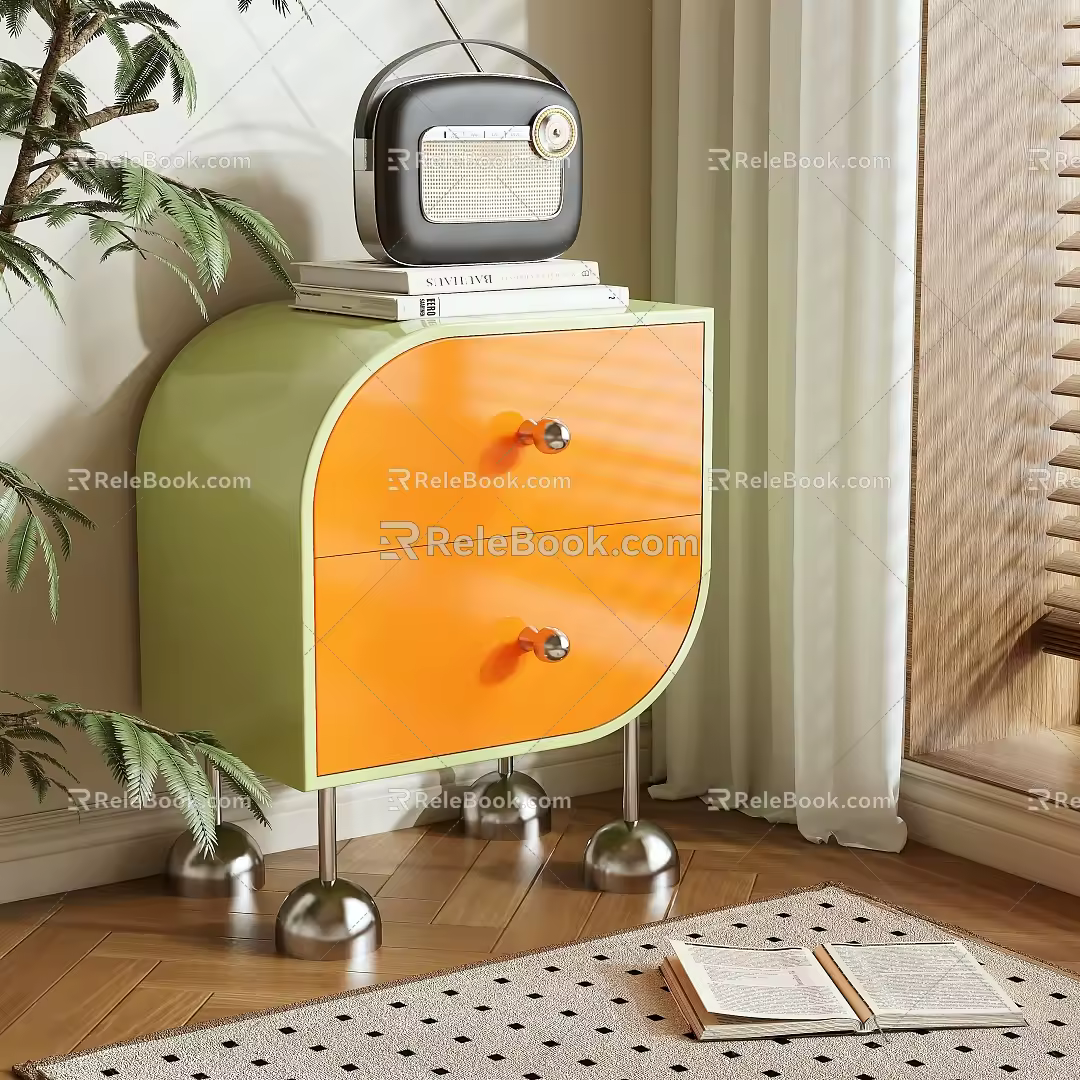 Bedside table 3d model