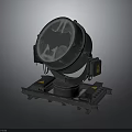 Iconic Batman Symbol Searchlight With Vintage Metal Design And Stable Base Structure