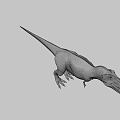 Realistic Tyrannosaurus Rex Dinosaur 3D Model With Open Mouth Design
