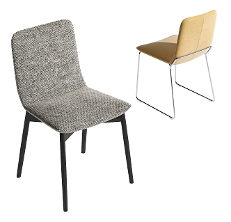 Modern LIGNE ROSET Dining Chair 3d model