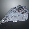 Modern fighter sci-fi fighter next-generation fighter sci-fi fighter 3d model