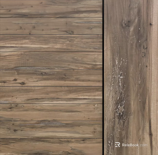 Natural Hardwood Flooring With Rich Grain Patterns And Warm Tone For Home Interior 3d model 