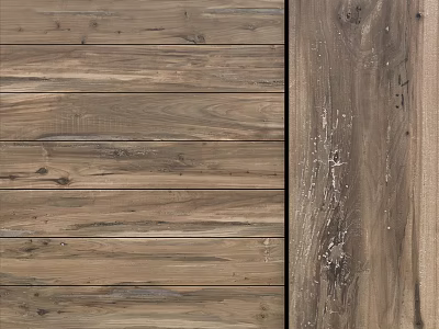 Natural Hardwood Flooring With Rich Grain Patterns And Warm Tone For Home Interior 3d model