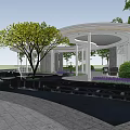 Modern gallery frame Special-shaped gallery frame 3d model