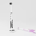 White Toothbrushes With Black Purple Geometric Patterns And Stand Holder Design